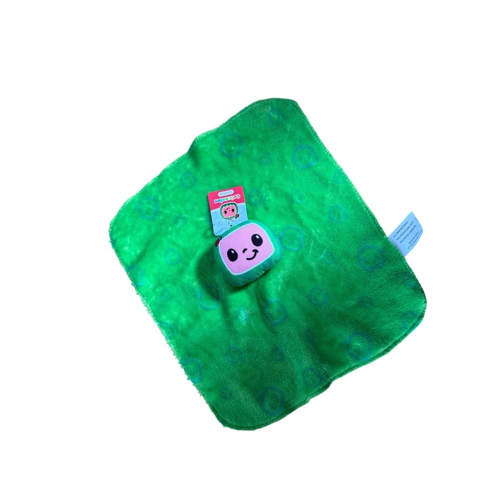 Cocomelon Smart Care Plush Lovey Green JJ Watermelon Security Blanket 88719 NEW